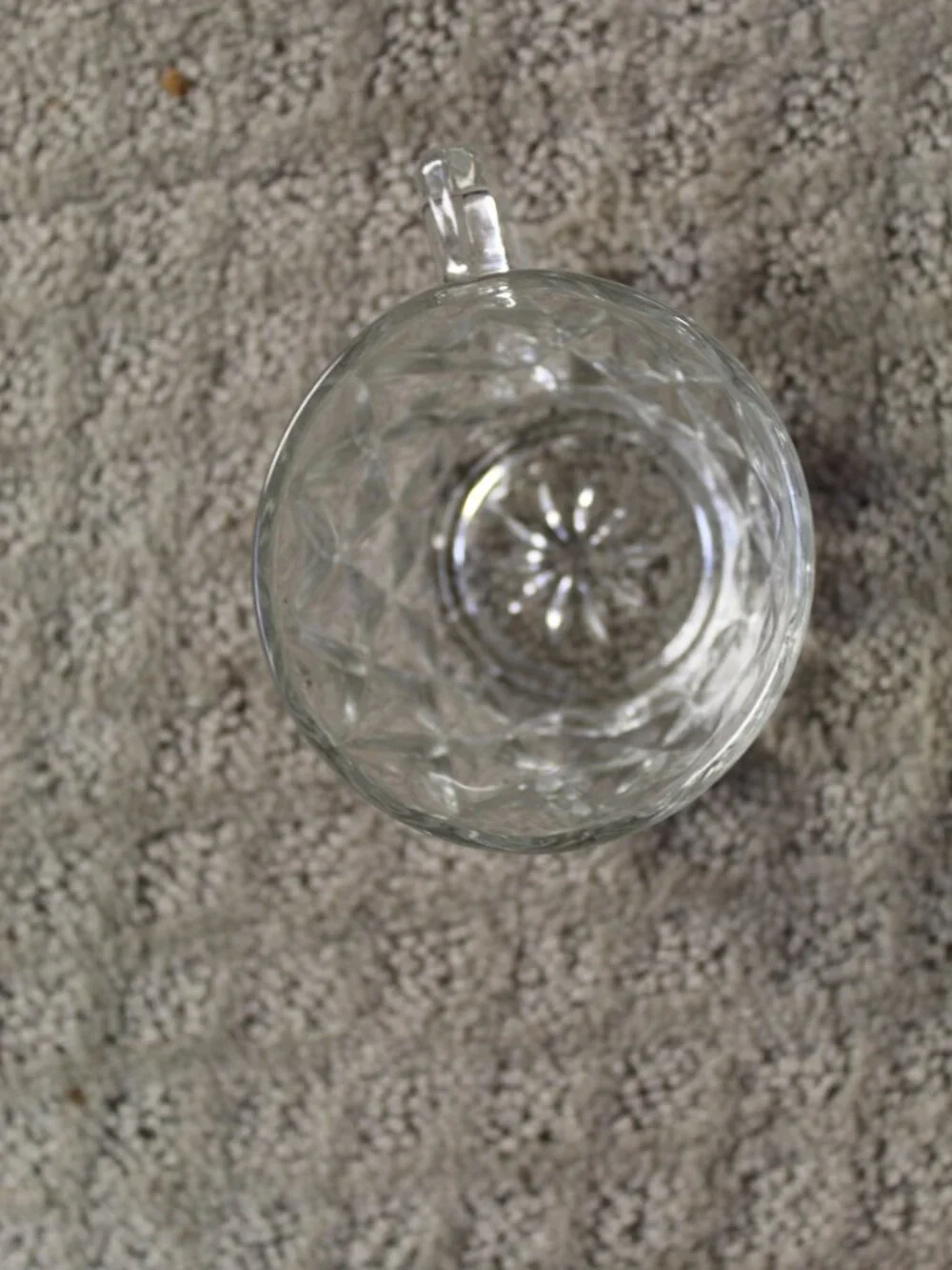 Vintage Anchor Hocking 8 Cups & Hooks Crown Point Glass Punch Bowl Set 1500/8